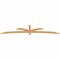 Ekena Millwork Davenport Timber Gable Bracket, Western Red Cedar, 108"W x 22"H x 1 1/2"D x 3 1/2"F, 5/12 Pitch GBW108X22X0204DAV00SWR - alternate 2
